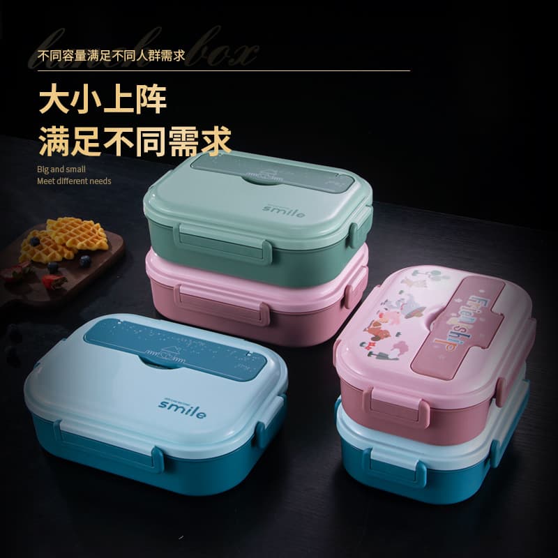 316L Stainless Steel Insulated Lunch Box, Student Compartment Sealed Thickened Bento Box with Soup Bowl