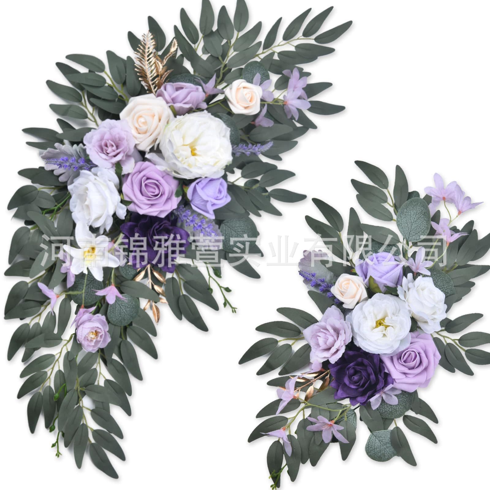 Cross-border Artificial Flower Hanging Tag, Welcome Arch Flower Decoration, Outdoor Wedding Doorway Flowers, Amazon Fake Flower Wholesale