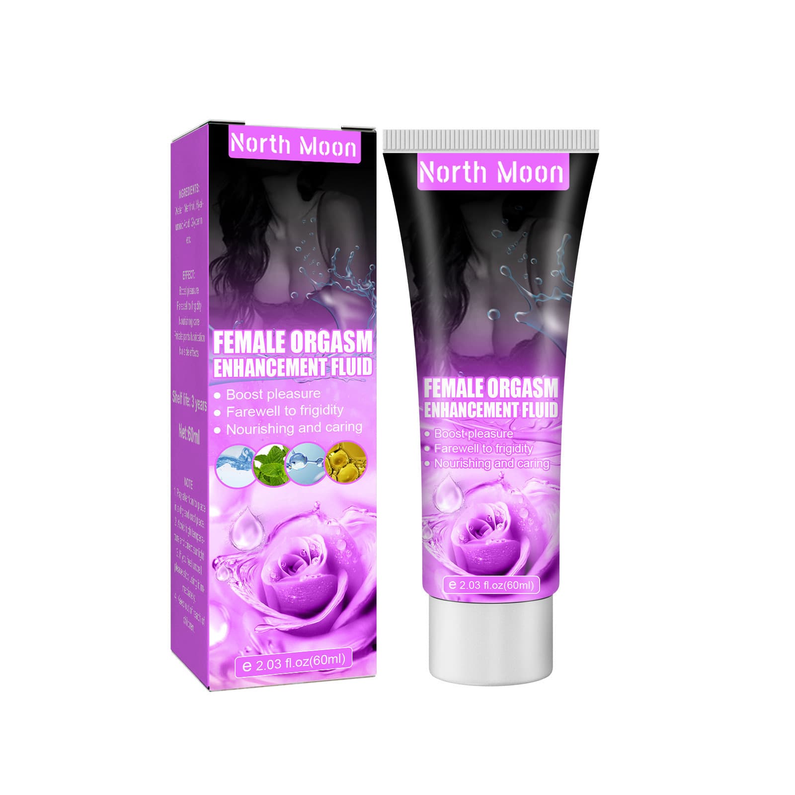 North Moon Female Orgasm Enhancement Liquid Female Private Moisturizing Care Lubricant Liquid Private Care