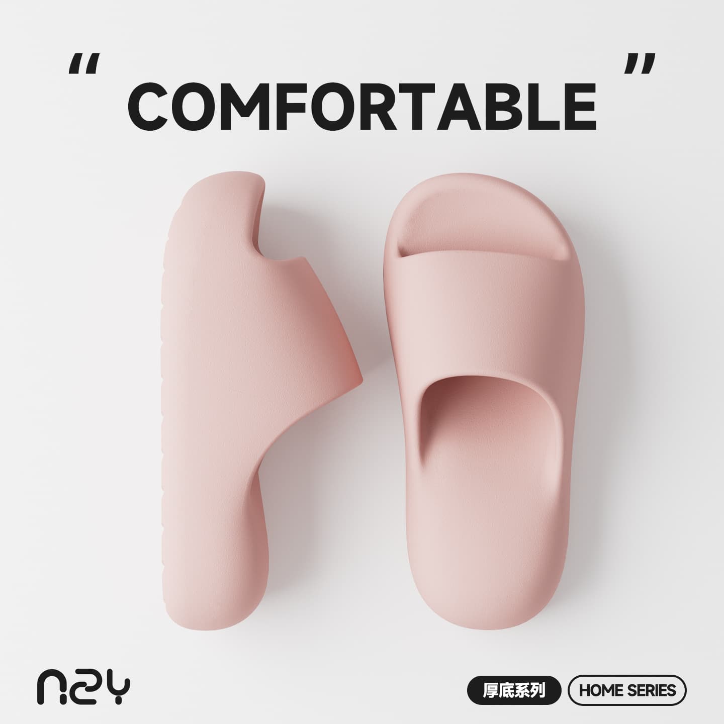 Thick-Soled Slippers for Men, Summer Non-Slip Breathable Indoor Home Silent Slippers for Couples, Eva Slippers for Women, Summer Outdoor Wear