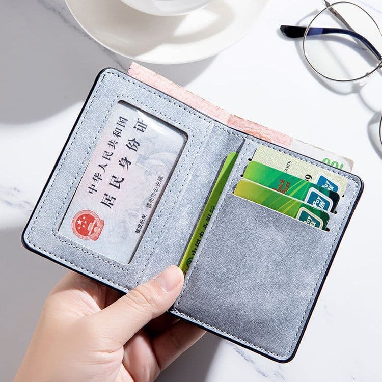Multifunctional Driver's License Holder Card Wallet for Men, Ultra-Thin Mini Small Wallet, Multi-Card Slot ID Card Case, Anti-Demagnetization Card Clip