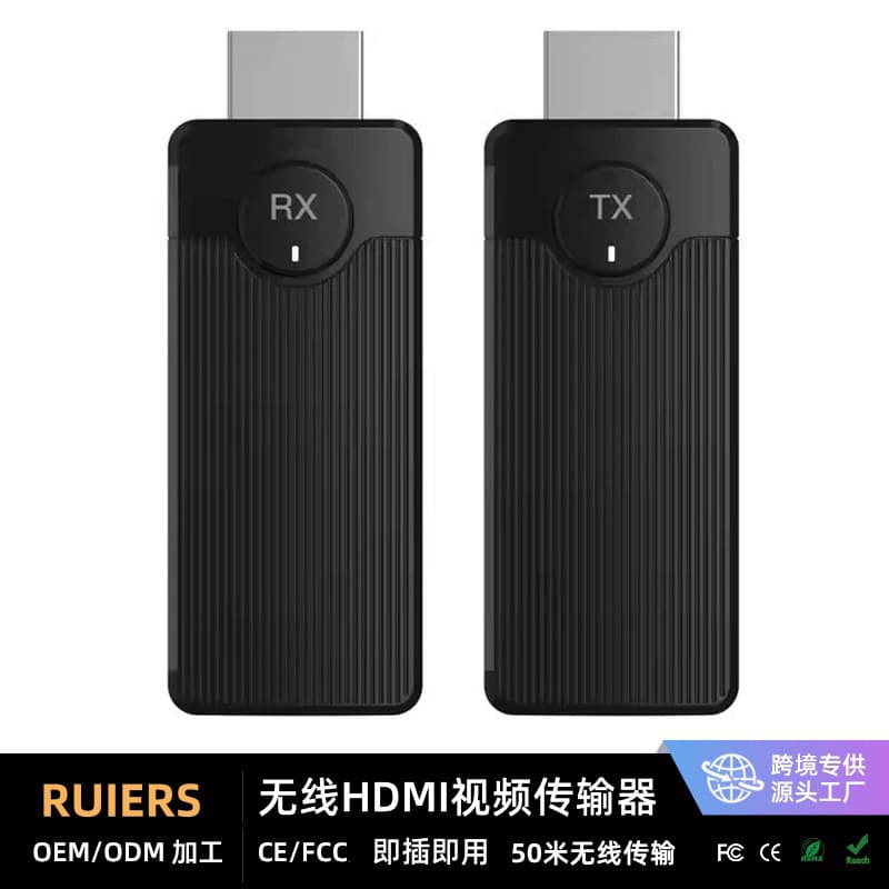 Wireless Screen Mirroring Adapter HDMI 60Hz Wireless Transmitter for Laptop, Projector, TV