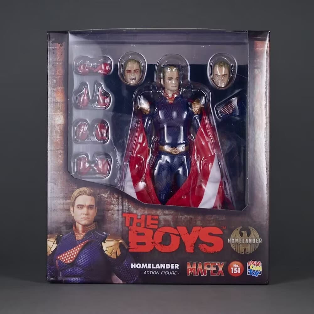 Domestic model NECA The Boys Homelander 151 Butcher Starlight articulated action figure