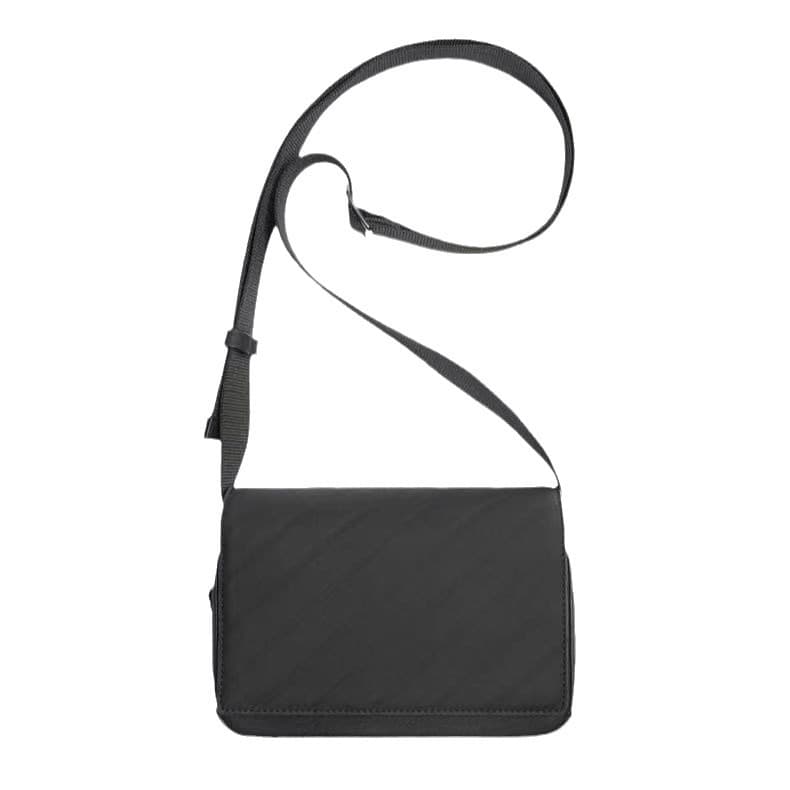 Mini Crossbody Bag Single Shoulder Bag Men's Diagonal Bag Flip Cover Small Square Bag Lightweight Wear-resistant Load-reducing