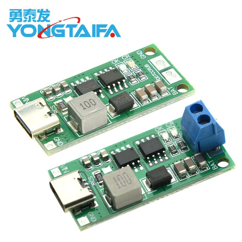 2S 3S 4S Lithium Ion Battery Charger Protection Board Type-C USB Boost Charging Board DC 3-5V