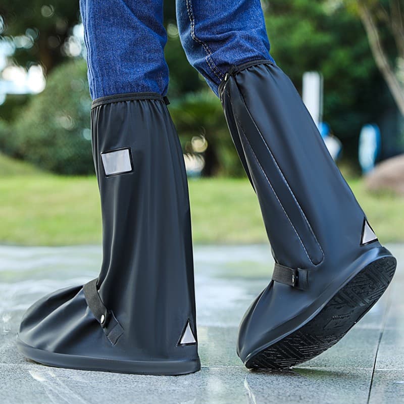 Waterproof Rain Shoe Covers, Anti-Slip, Thickened, Durable, High-Top Rain Boots for Men and Women, Wholesale