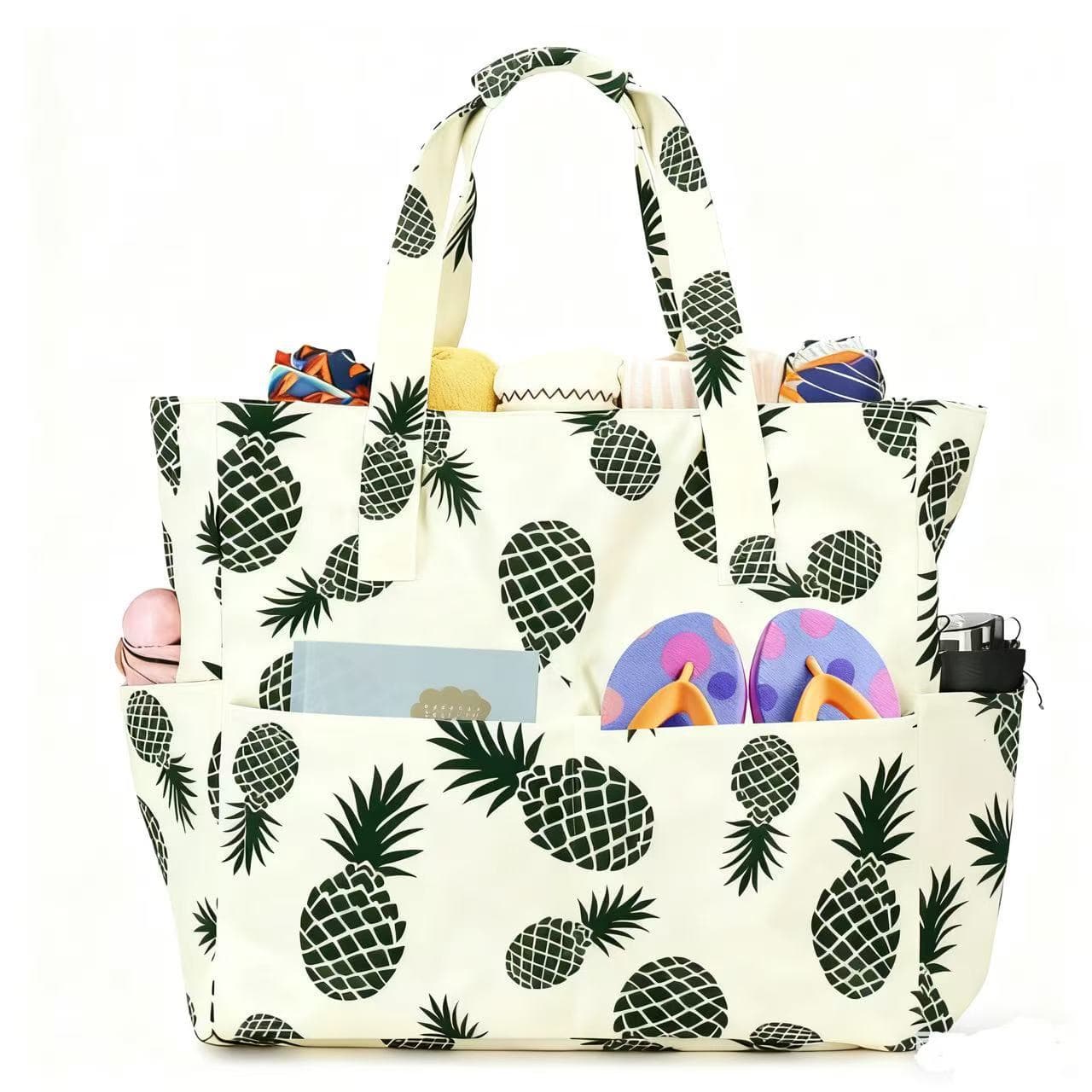 Beach Bag Multifunctional Handbag Tote Bag Travel Fitness Leisure Shoulder Bag Women's Bag Storage Beach