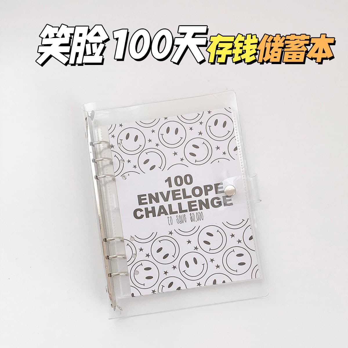 100-day money saving book for cross-border couples 100EnvelopeChallenge cash savings book