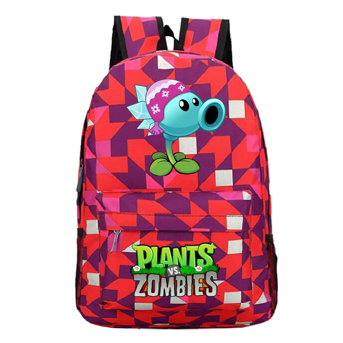 Plants vs. Zombies Backpack Korean Style Cross-Border Large Capacity Casual Student Backpack
