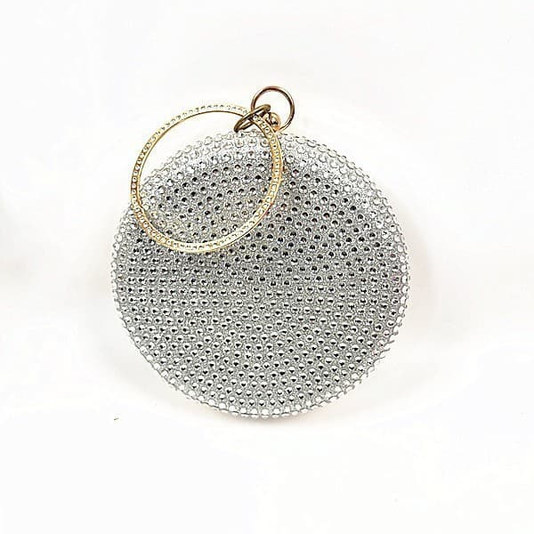 New Flashing Round Evening Bag Handbag for Women Photography Shopping Trendy Small Bag Cross-border Wholesale In Stock