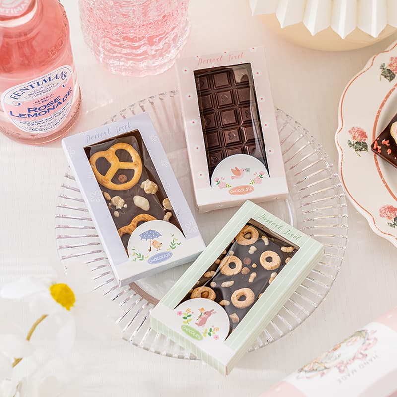 Graduation Season Hand-Painted Girl Chocolate Gift Box Empty Box Mold DIY Baking Dessert Gift Box