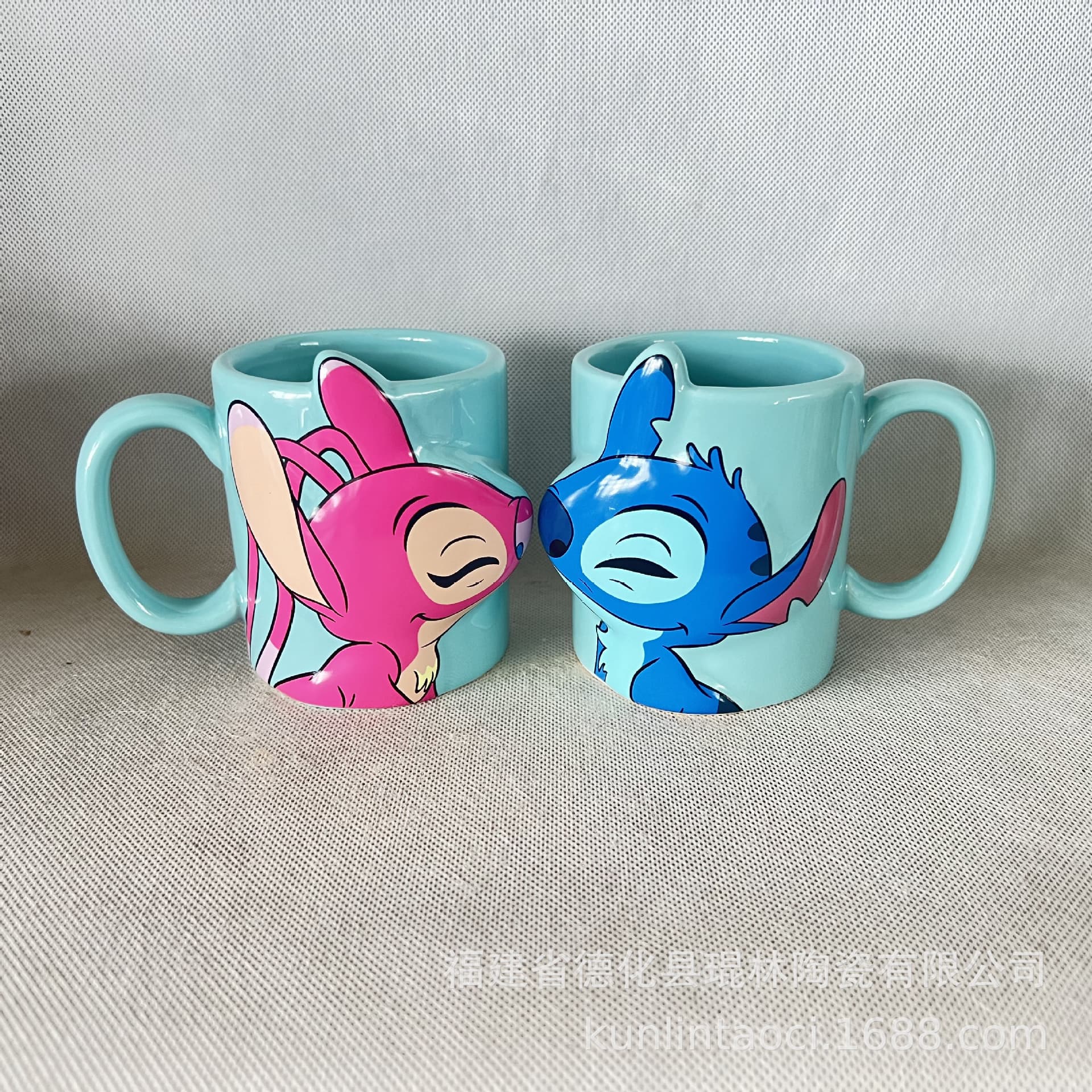 New Ceramic Mug from Source Factory Stitch Couple Mugs Stitch Ceramic Mug Quality Guaranteed