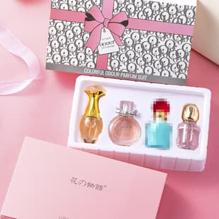2024 New Women's Perfume Set, J'adore & Miu Miu, Live Streaming Bestseller, Cross-Border Southeast Asia, Fresh Long-Lasting 25ml*4