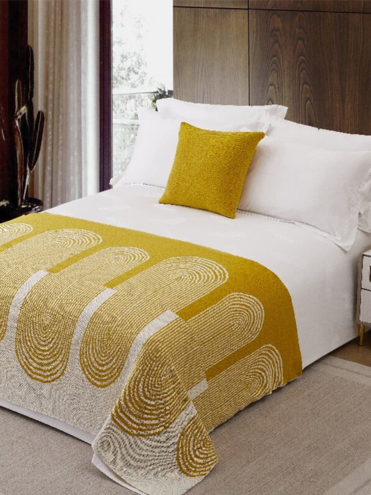 Luxury Hotel Bed Runner, High-End Bed Scarf, Bed Flag, Bed Throw, Bed Cover for Hotels and Guesthouses