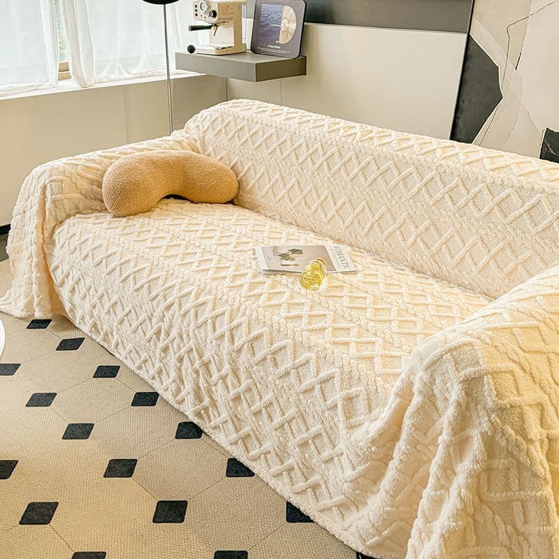 Cat-Proof Sofa Cover, Popular All-Season Non-Slip Sofa Cloth, Full Cover Light Luxury Blanket Amazon