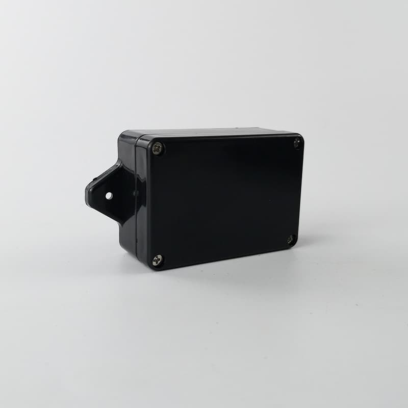 83*58*33mm with Ears Plastic Waterproof Junction Box Black Small Ear Splitter Box ABS Electrical Instrument Enclosure