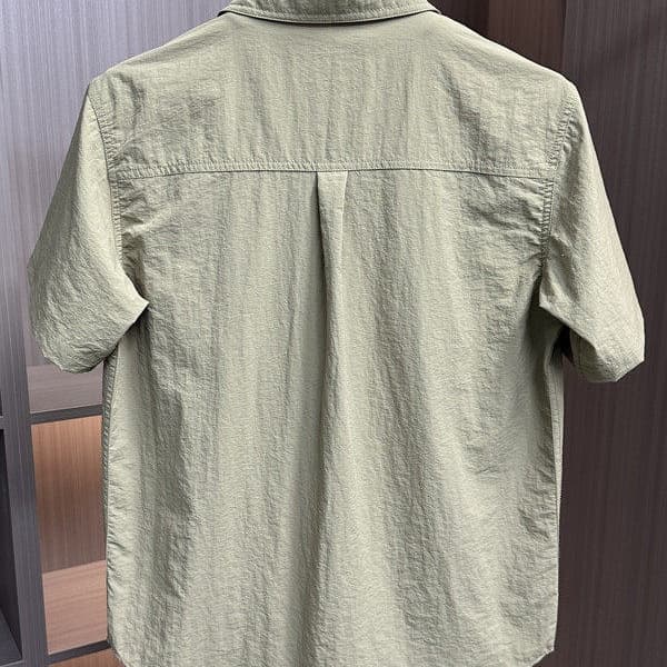 New Summer Short Sleeve Shirt for Men, Fashionable and Versatile Workwear Style Top