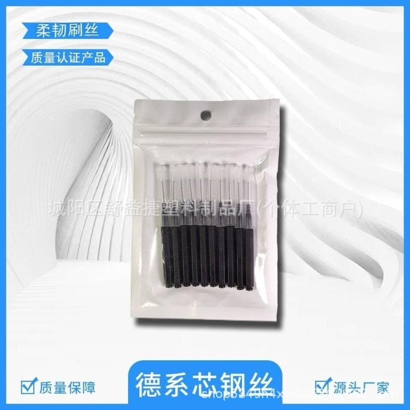 Pencil-shaped interdental brush manufacturer direct shipping interdental brushes with dust cover beauty brushes L-shaped interdental brushes