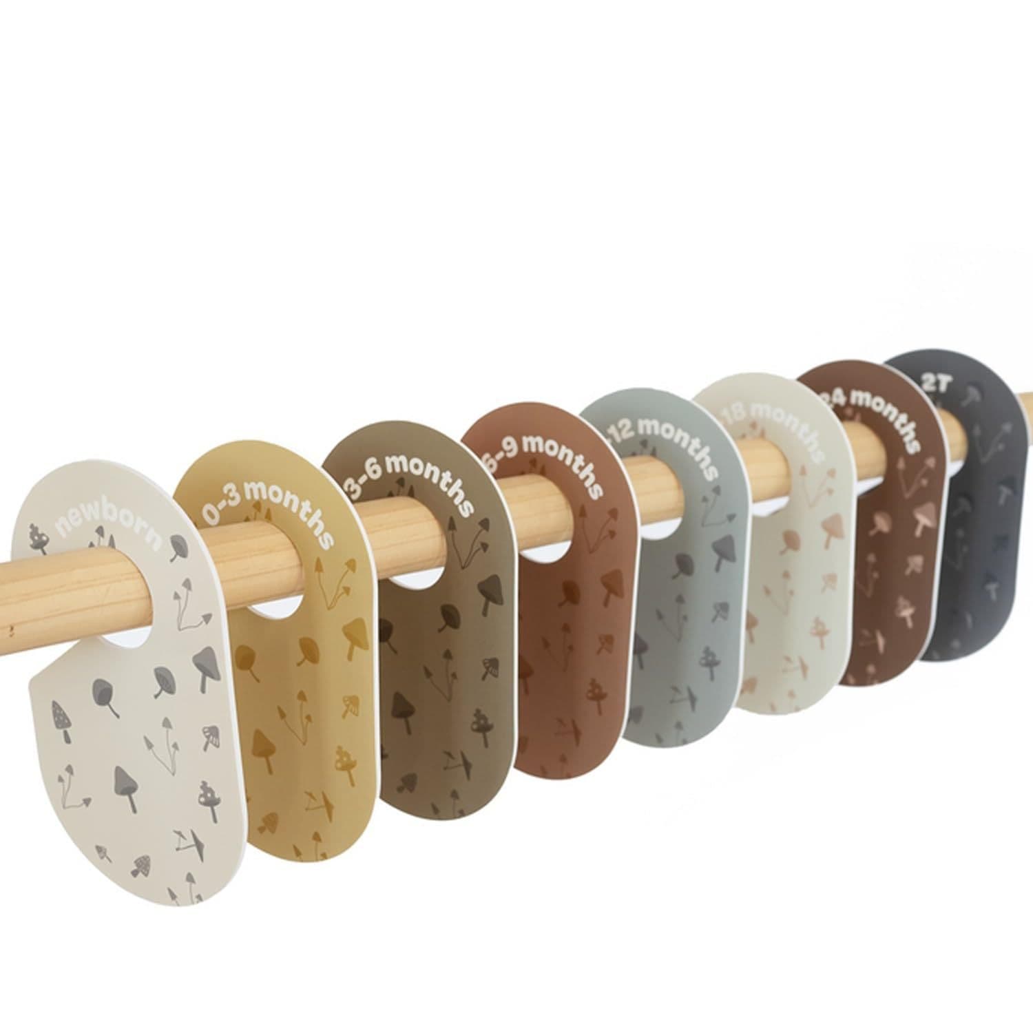 Hot Sale 1-24 Months Kids Closet Dividers Baby Closet Dividers Infant Clothing Separator Cards