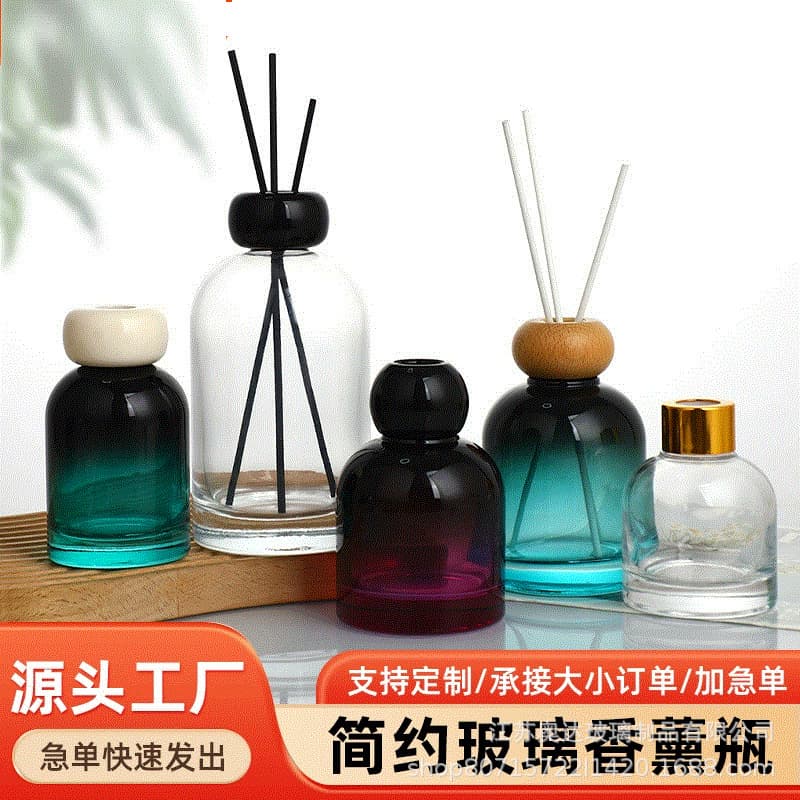 Spot clock aromatherapy bottle naked bottle car diffuser bottle large capacity hotel home volatile ornaments aromatherapy bottle with lid