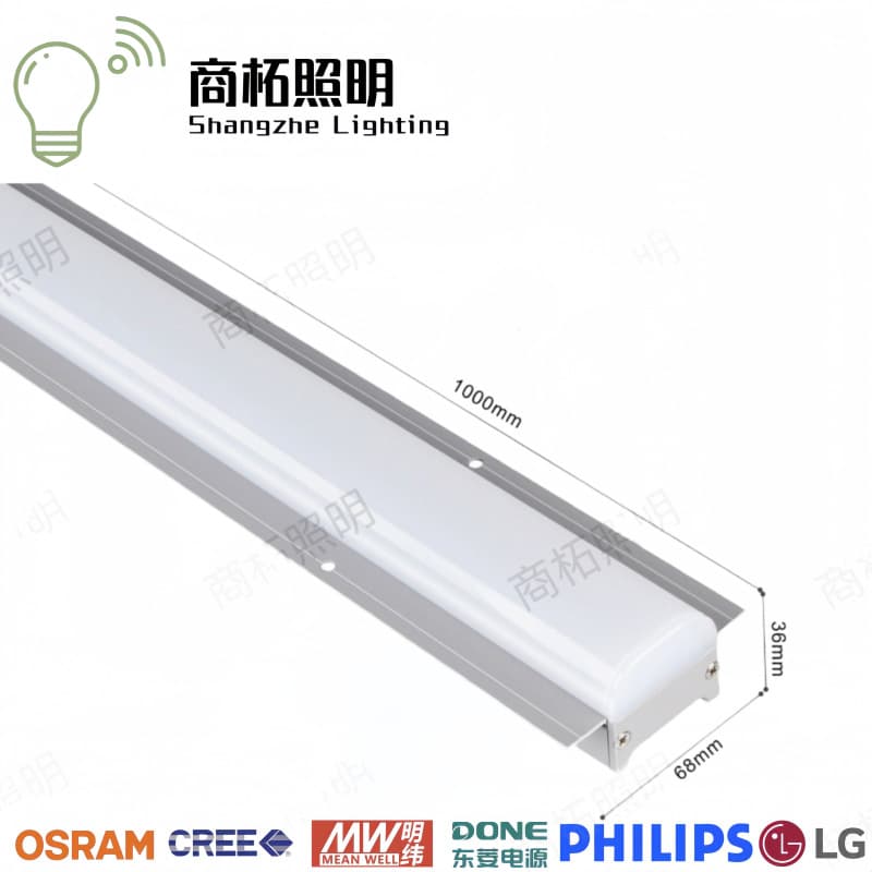 Factory Direct Outdoor Waterproof LED Linear Light RGB 512 External Control Guardrail Tube Seamless Connection Contour Light