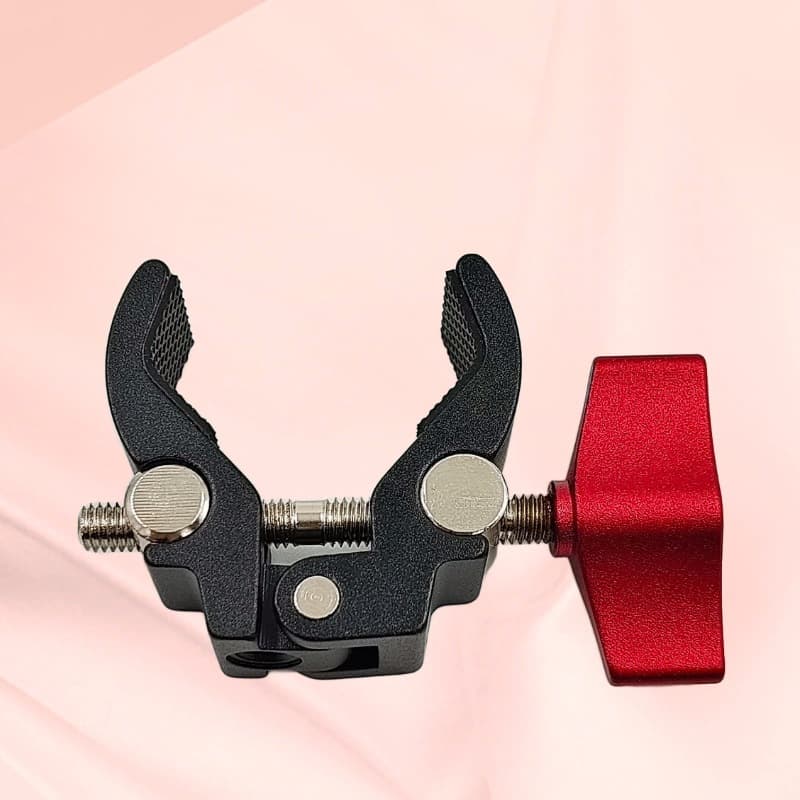 Factory Direct Supply Photography Stand Fixing Metal Crab Clamp, Heavy-Duty Clamp, Light Stand, Camera Connection for Live Streaming Extension Accessories