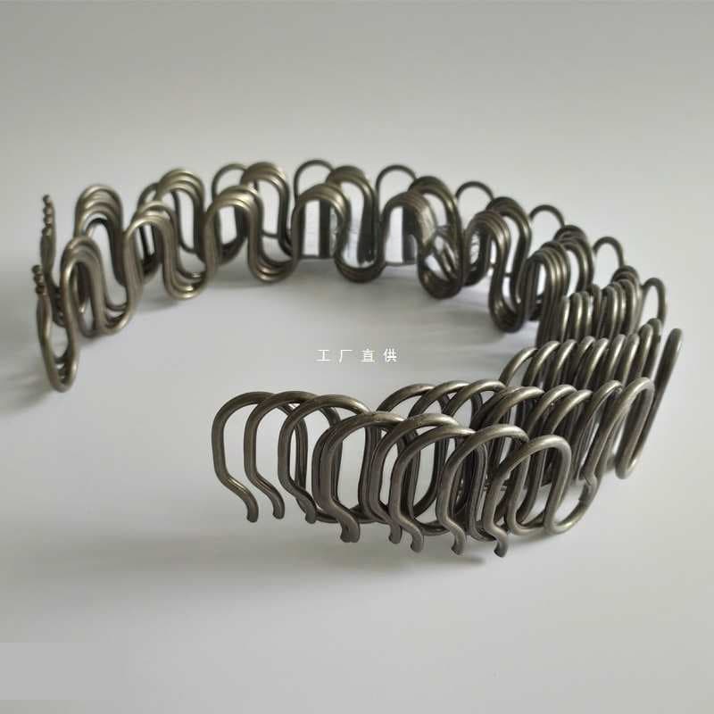Sofa arch spring S-shaped spring serpentine spring small tension spring balance hook repair reinforcement chair collapse flat spring small tension spring