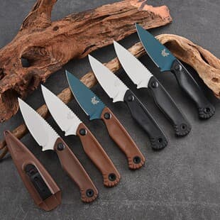 Factory New Cross-Border Butterfly 203 Small Fixed Blade Knife, Nylon G10 Handle, Portable Pocket Knife, Outdoor Camping Fruit Knife
