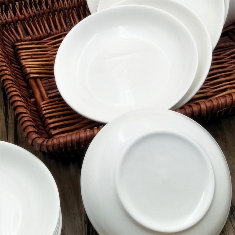 Ceramic Plate Dinner Plate Fruit Plate Soup Plate Deep White Plate Stir-Fry Plate