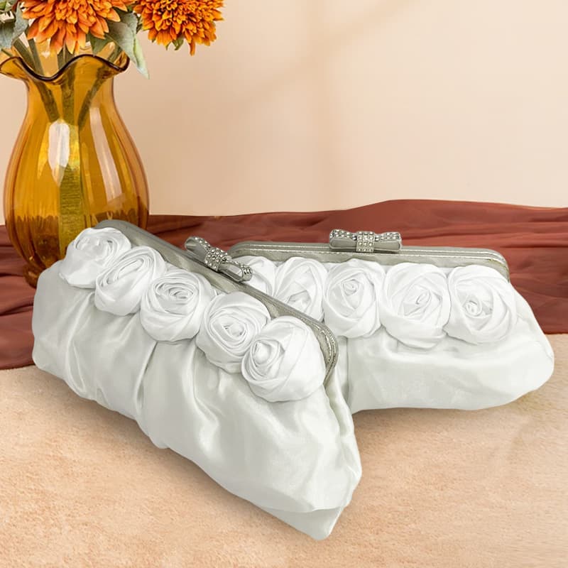 New Petal Evening Bag Party Banquet Clutch Women Handbag Banquet Bag Fairy Fashion Handbag Small Bag