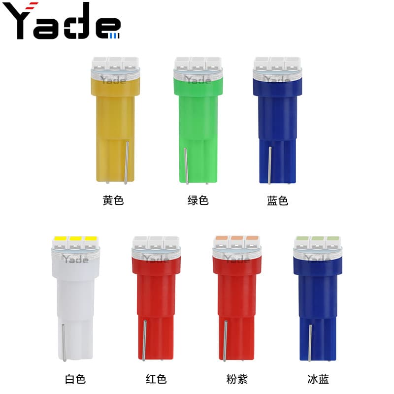 Car LED high-brightness instrument light T5 3020 3SMD indicator light instrument light central control light high-brightness display light