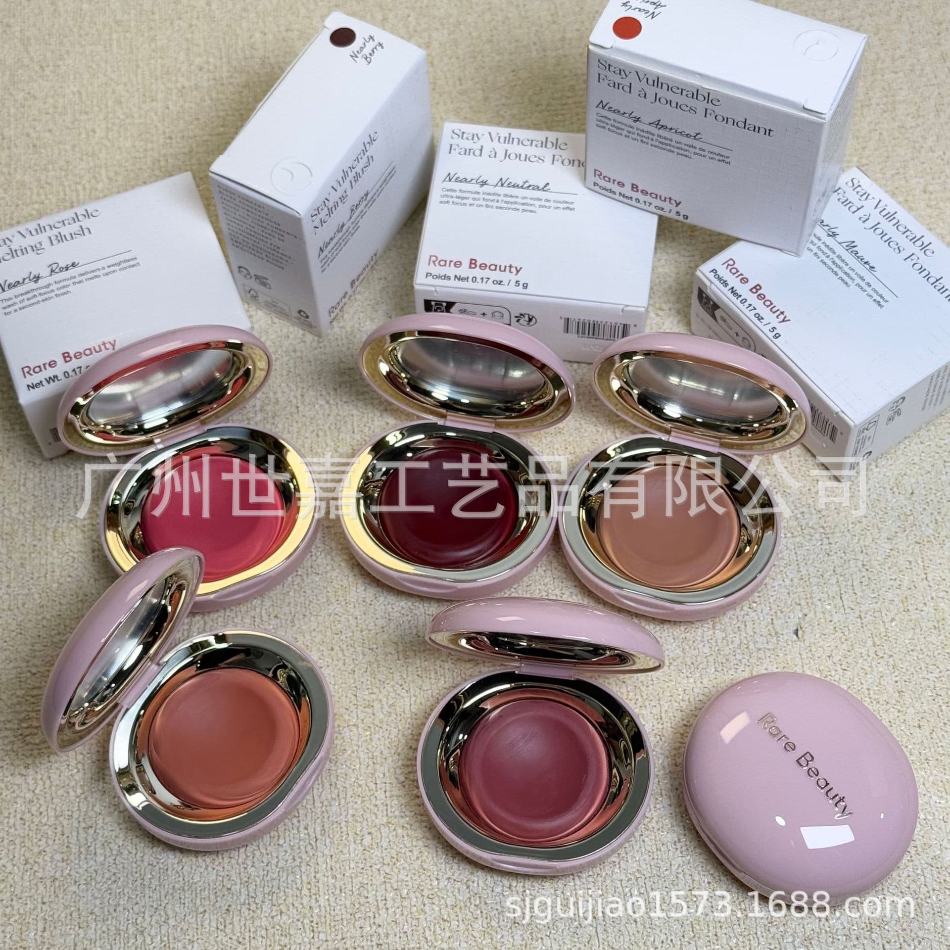 Selina Rare Beauty Glossy Lip and Cheek Blush Stick 5g Nearly Neutral / Mauve