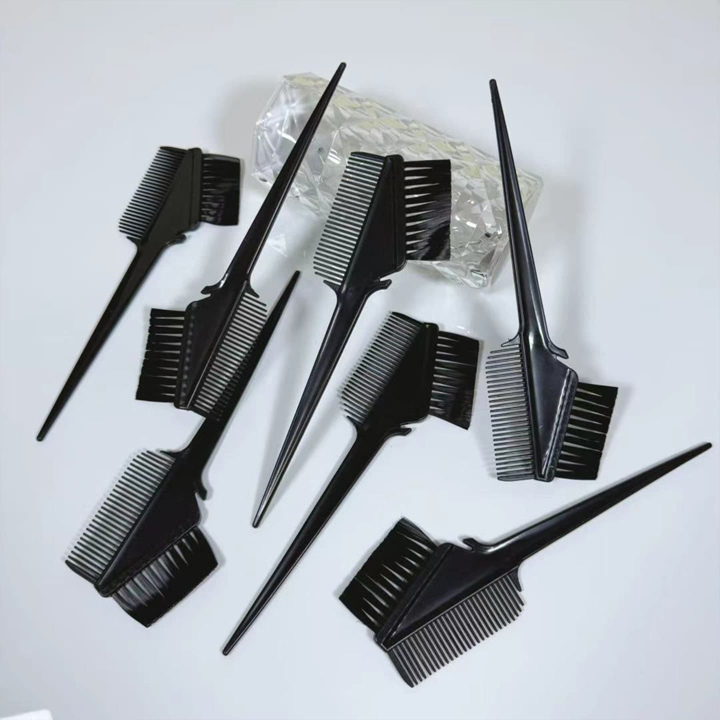Hair Coloring Brush and Oil Treatment Brush for Hairdressing, Salon and Personal DIY Perm and Dye Hair Tool, Double-Sided Hair Dye Comb for Barbershops