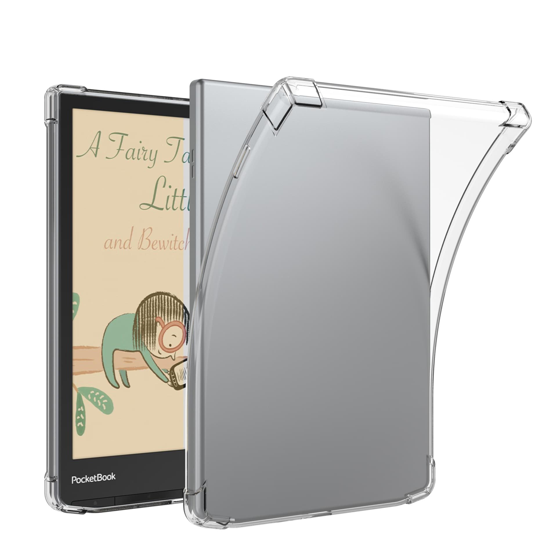 Compatible with Pocketbook Inkpad 4 Case for InkPad 3 Color 2/3 PB743 Transparent Cover, 7.8-inch