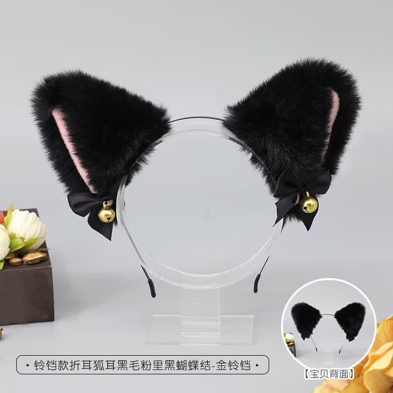 Sexy lingerie accessories ear headband cute plush cat ears Lolita headwear fox ear accessories z071