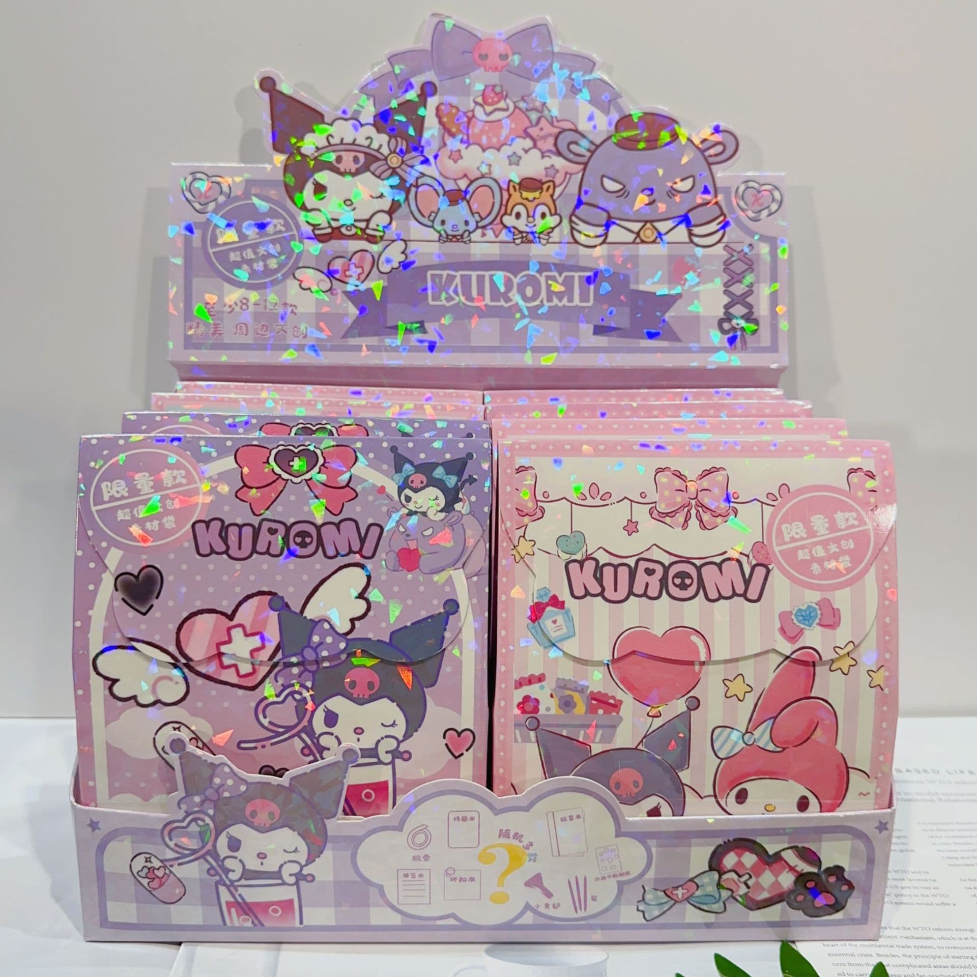 New Cartoon Stationery Large Blind Box Cultural Creative Large Blind Bag Stationery Set Kuromi Large Blind Bag Surprise Gift Box