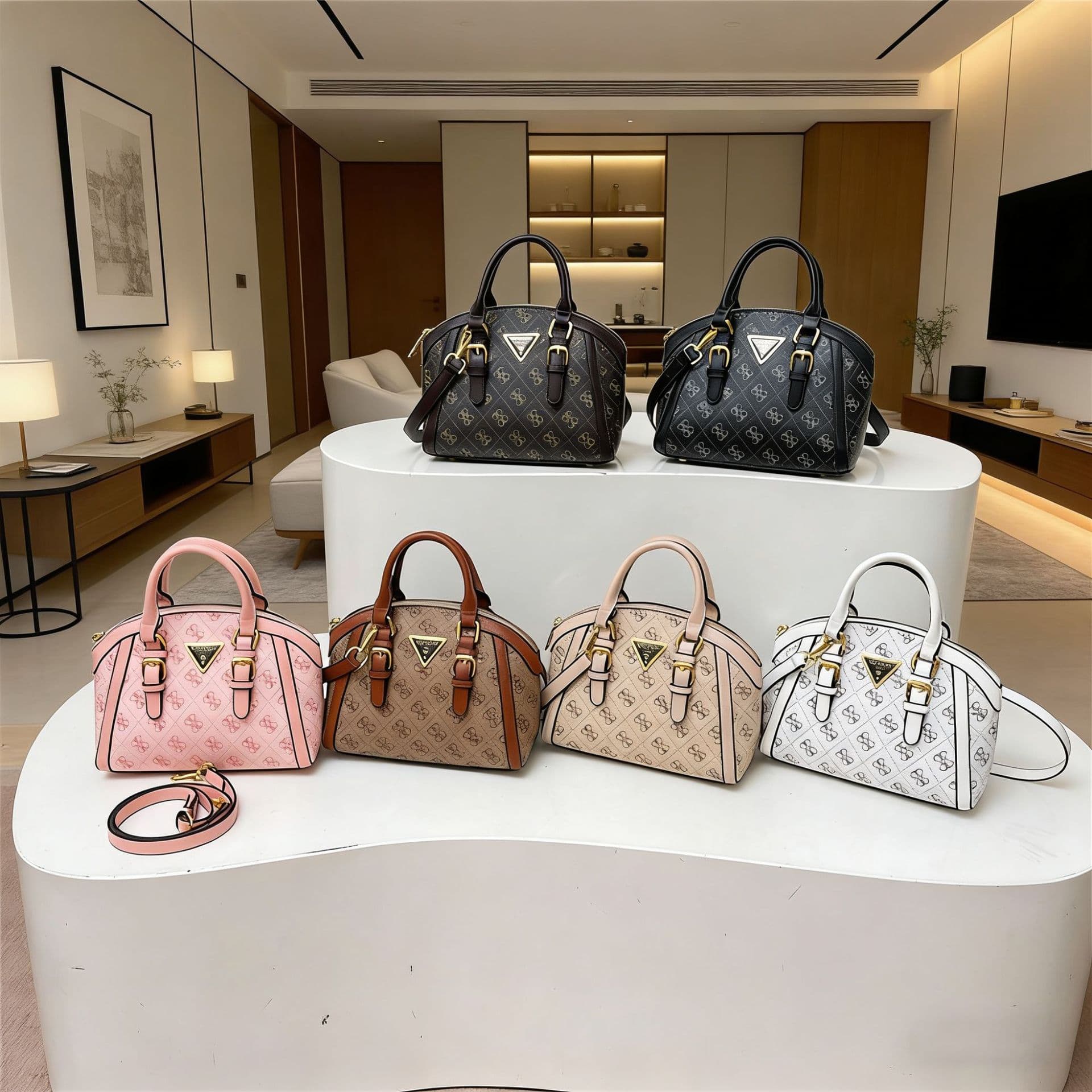 Tote Bag Women 2026 New Style Monogram Bag Premium Large Capacity Handbag Versatile Shoulder Crossbody Bag