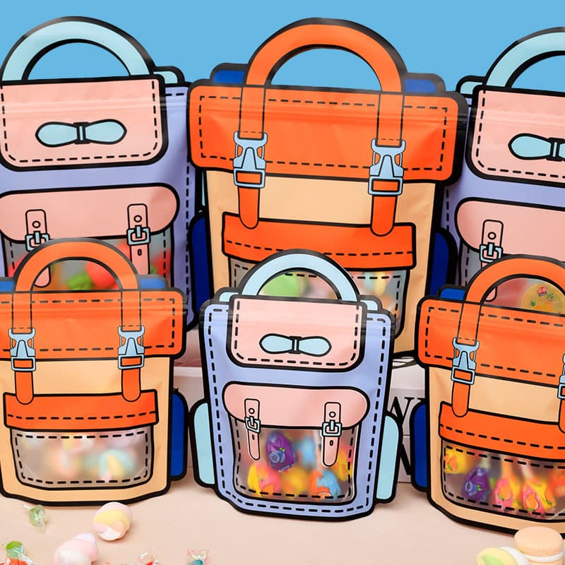 Children's Birthday Gift Toy Snack Gift Bag Candy Cookie Backpack Packaging Bag Kindergarten Souvenir Packaging Bag