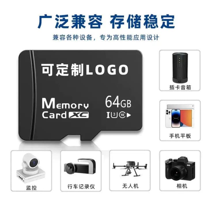Factory Memory Card, Surveillance Memory Card 64GB, Storage Card 32GB, Dash Cam Surveillance Card Wholesale