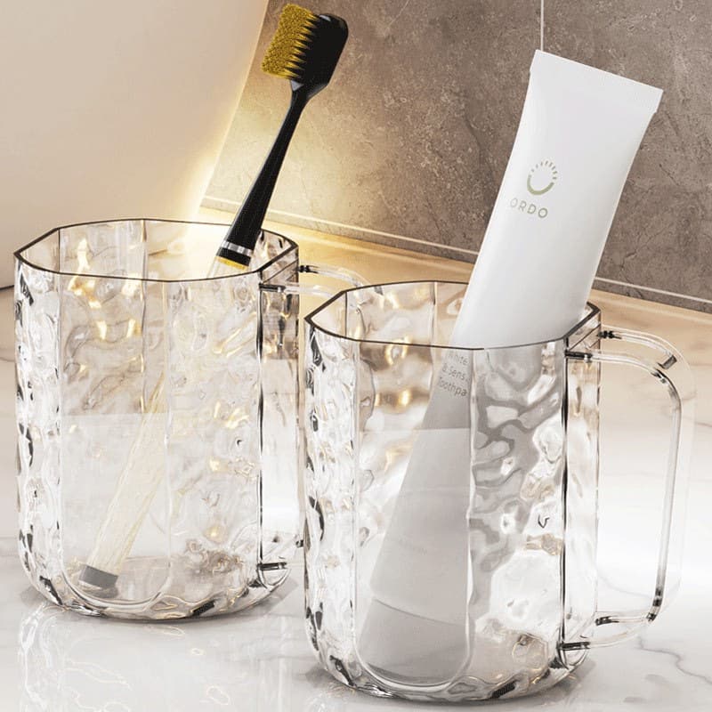 Mouthwash Cup Couple Toothbrush Cup Washing Cup for Home Use Oral Cup Toothbrush Holder Cup High Appearance Level