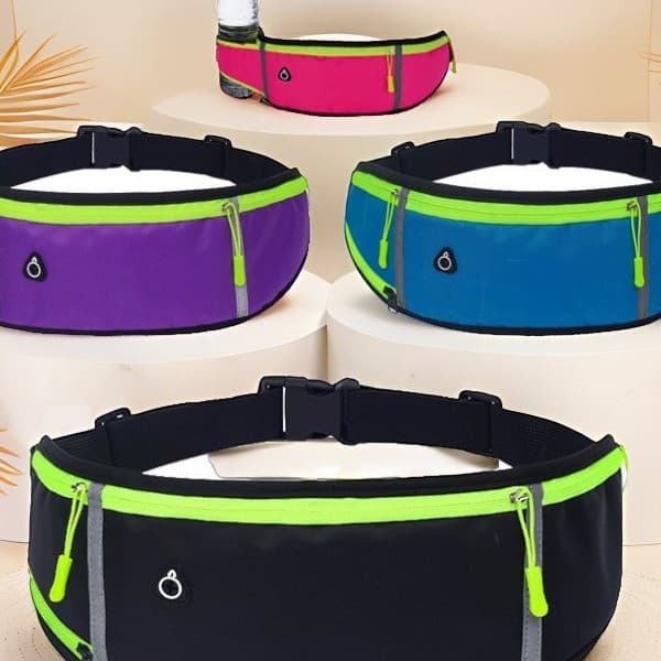 New Unisex Running Waist Bag Outdoor Sports Phone Pack Multifunctional Waterproof Ultra-Thin Close-Fit Cycling Bag Water Bottle Pack