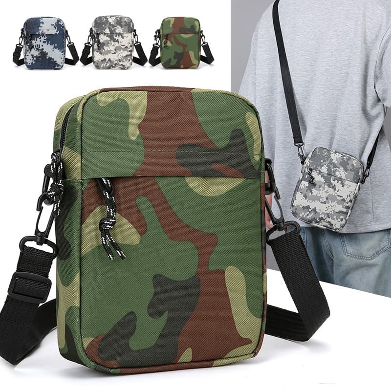 Fashionable New Trendy Phone Bag Crossbody Bag for Men and Women Casual Sports Hip Hop Shoulder Bag