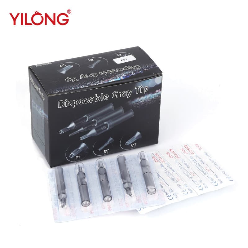 Disposable Tattoo Needle Tips Gray Tattoo Needles Tattoo Supplies Tattoo Equipment Accessories Cross-border Wholesale