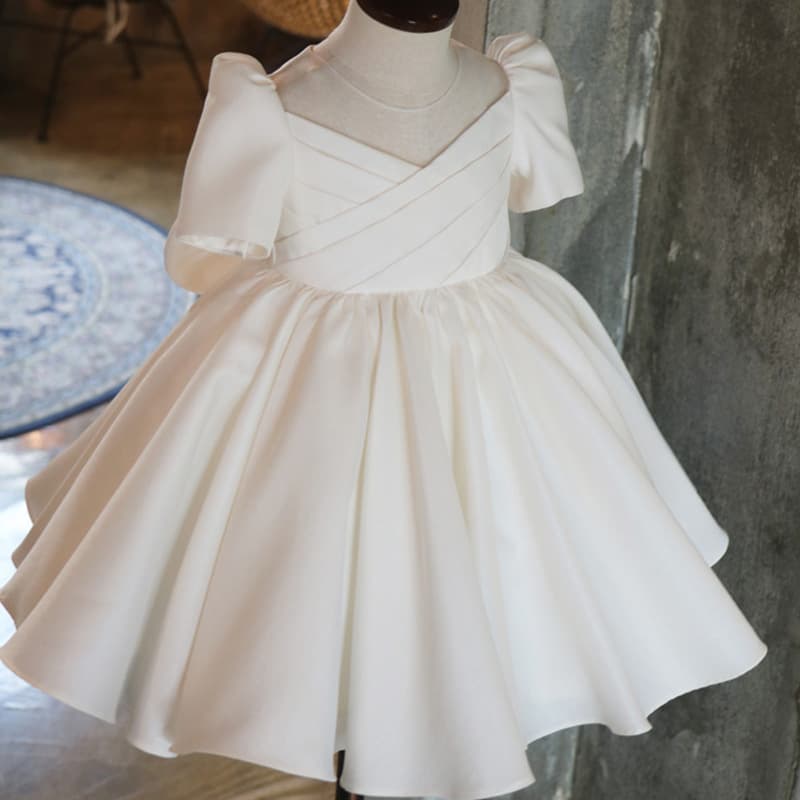 Children's Princess Dress Gown High-End Elegant Girl Baby Flower Girl One-Year-Old Birthday Evening Dress