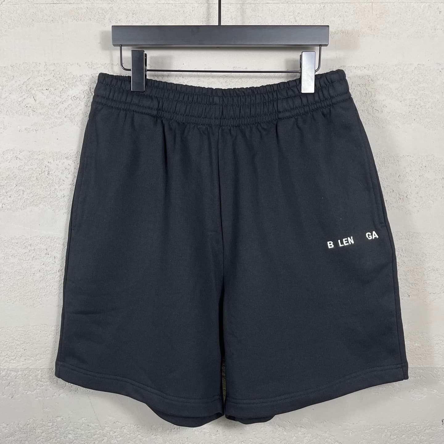 Paris High Version B 26SS New Small Letter Embroidery Logo Trendy Versatile Knitted Shorts for Men and Women