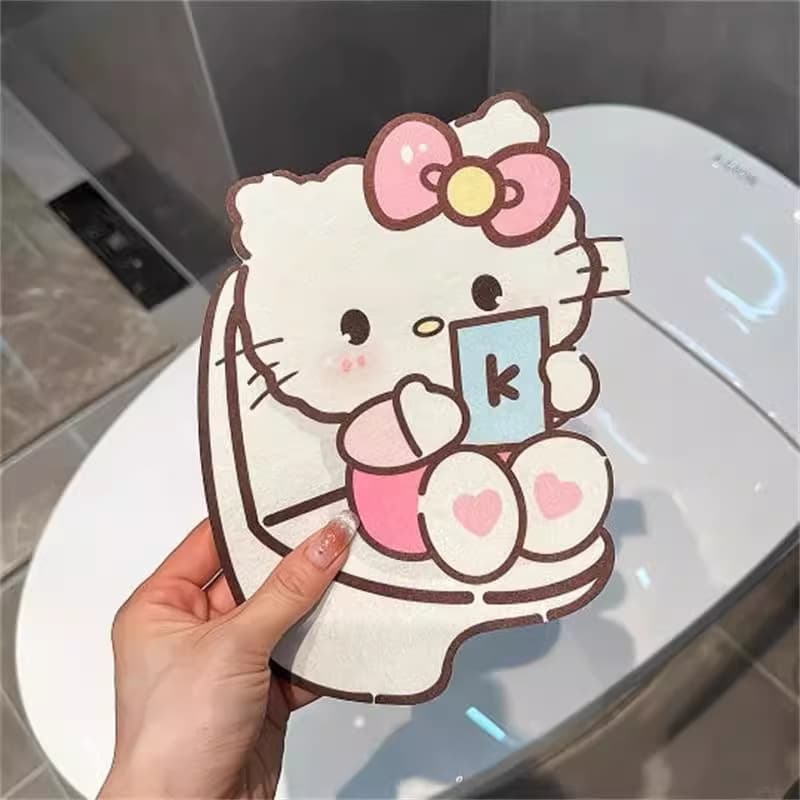 Cartoon Self-Adhesive Toilet Sticker, Deodorizing and Fragrance-Retaining, Cute Bathroom Toilet Aromatic Odor Eliminator Aromatherapy Sticker