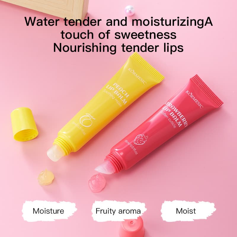 KORMESIC Fruit Lip Balm Moisturizing Hydrating Anti-Crack Dead Skin Remover Lip Balm Wholesale