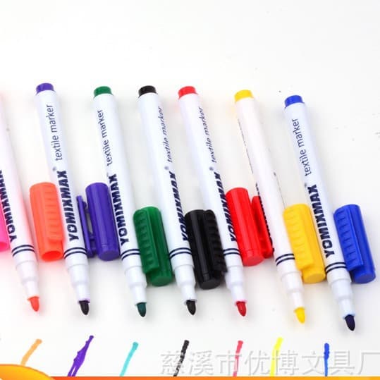 [October Promotion] Textile Markers, Minimum 2 Pieces, No-Iron Washable, Sold Individually