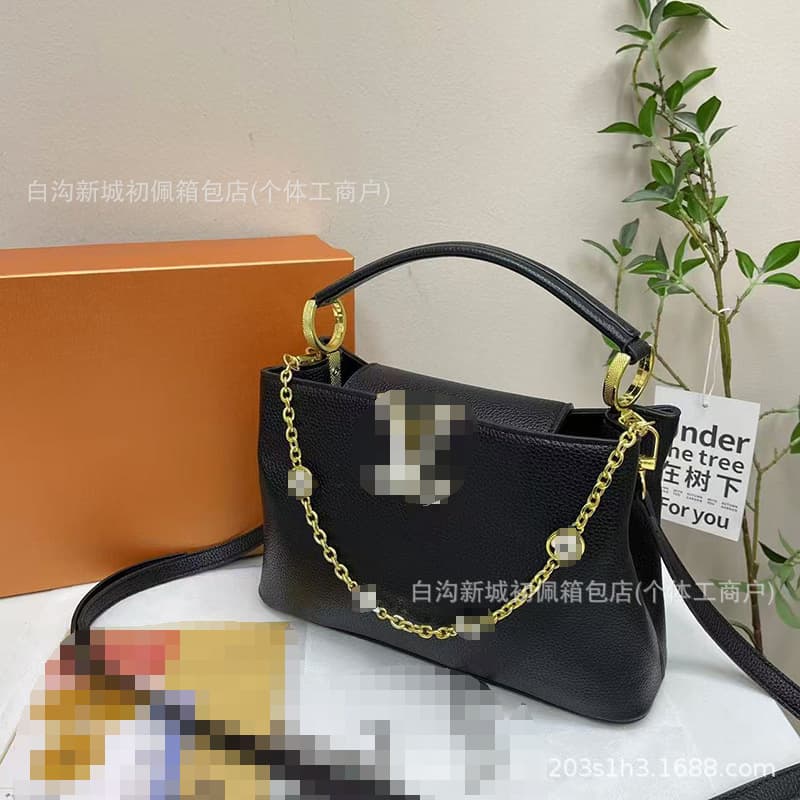 Women's premium handbag, personality versatile fashion bag, cross-border textured luxury European-American shoulder crossbody bag