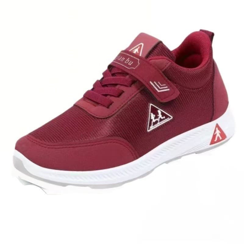 Cross-Border Women's Knitted Walking Shoes, Fashionable and Versatile Running Shoes, Breathable Mesh Casual Shoes for Mothers, Lightweight Sports Shoes